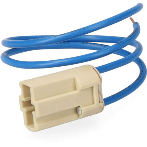 Douille de lampe 250v culot g-9 10cm avec câble rétractable