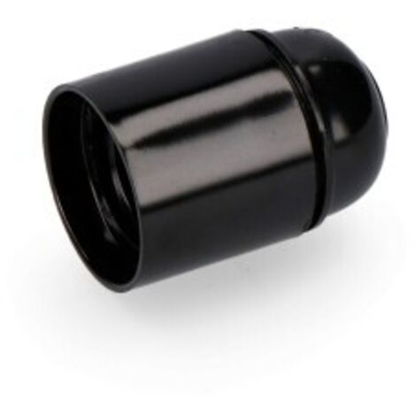 Douille de lampe bk renforcée e-27 noire emballée (22285) edm
