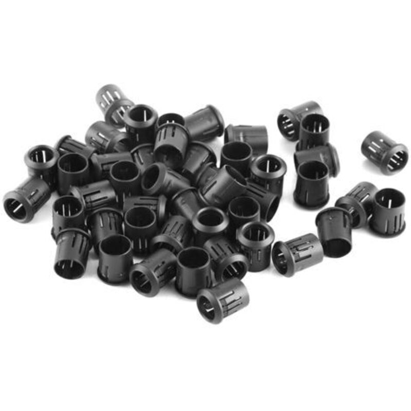 Douille de lampe LED 10mm, 50 pièces, support de Diode, Clip noir en Nylon, montage sur lunette, utile