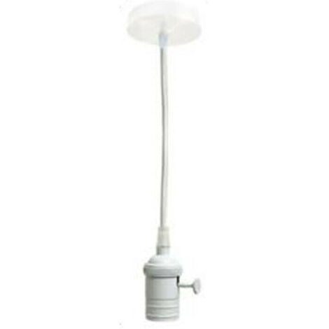 DOUILLE DE LAMPE LUSTRE SUSPENSION PLAFOND SUSPENSION VINTAGE 2MT BLANC