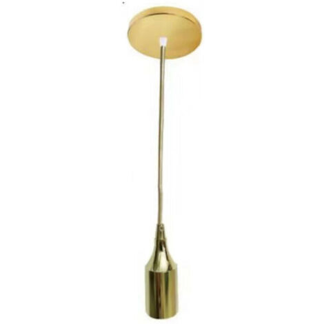 DOUILLE DE LAMPE LUSTRE SUSPENSION PLAFOND SUSPENSION VINTAGE 2MT JD02 OR