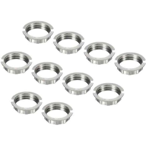 Douille de lampe     M20 Anneau Bague pour Culot Lampe G9 Adaptateur Support Fixation abat-jour lampadaire lustre 10Pcs