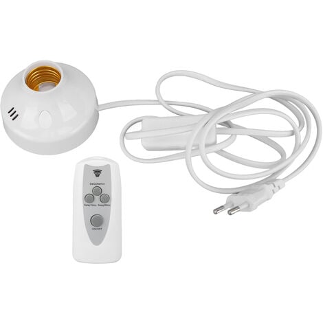 CULOT D'AMPOULE - Douille de Lampe avec Télécommande Sans Fil E27