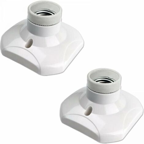 Douille de Plafonnier E27 à Vis pour Lampe Murale Mur Intérieur,AC 230V,Support pour Ampoule LED E27