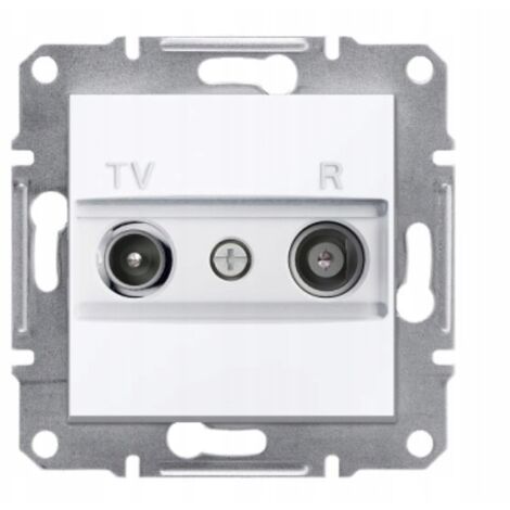 DOUILLE DE TERMINAL RTV MODULE BLANC ASFORA 1DB TERMINAUX À RESSORT EPH3300721