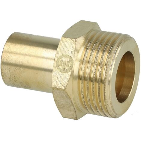 Douille de tuyau diamètre 22 mm x 1’’ FM modèle large pour tuyau solaire ondulé