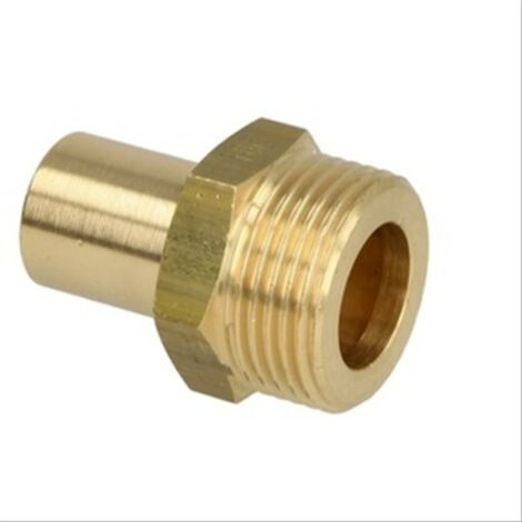 Douille de tuyau diamètre 22 mm x 3/4’’ FM modèle large pour tuyau solaire ondulé