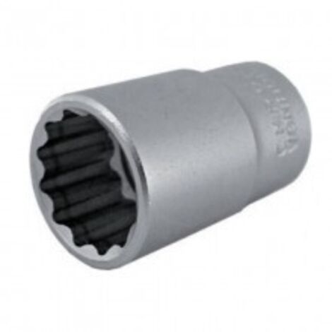 Douille DEDRA 12 pans 1/2"" 32 mm - Acier CrV durable