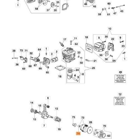 DOUILLE D'ORIGINE EMAK 52020030