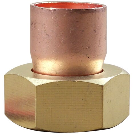 Douille droite écrou prisonnier 359 GCL Femelle 3/4"(20/27) - Tube Cuivre Ø18