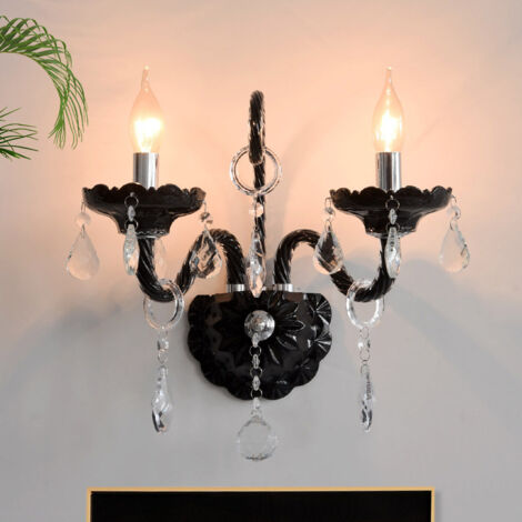Douille E14 pour Applique Murale LED - Luminaire Moderne Maria Theresa Éclairage Intérieur Chambre/Salon - Ampoule Non Incluse