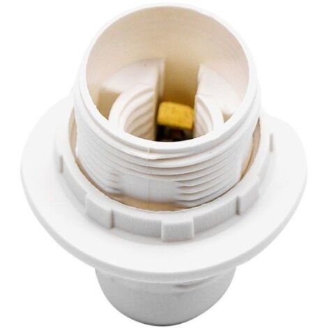 Douille E14 Thermoplastique Blanc - SILUMEN