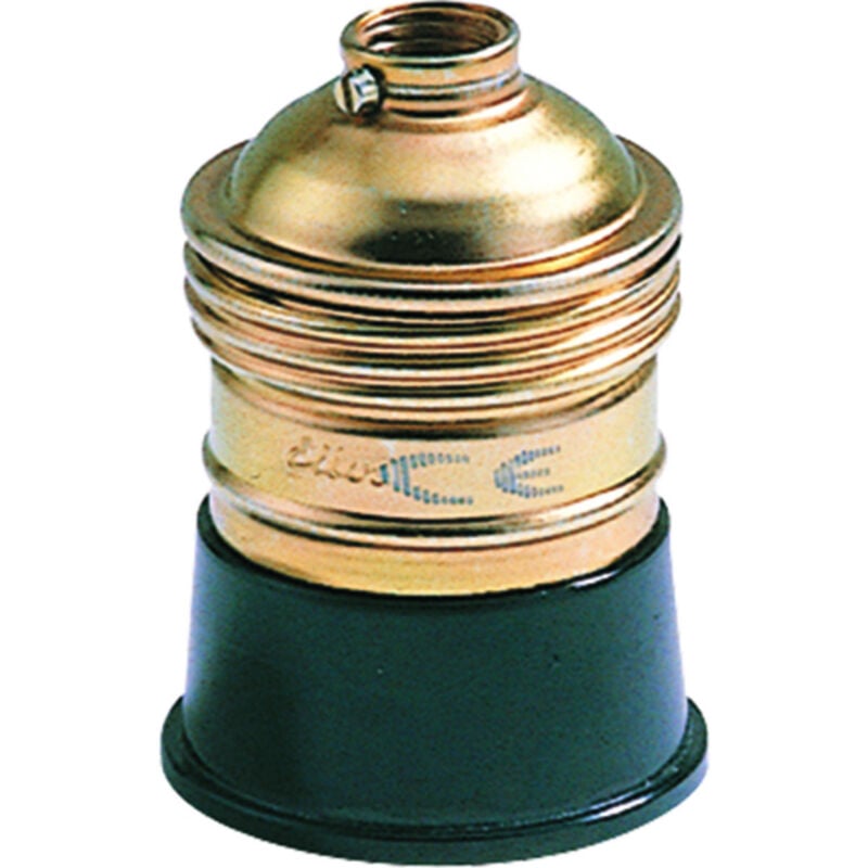Douille E27 acier laitonné