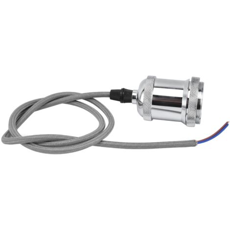 Douille E27 avec cordon, suspension vintage pour lampe de chambre, 100-240V