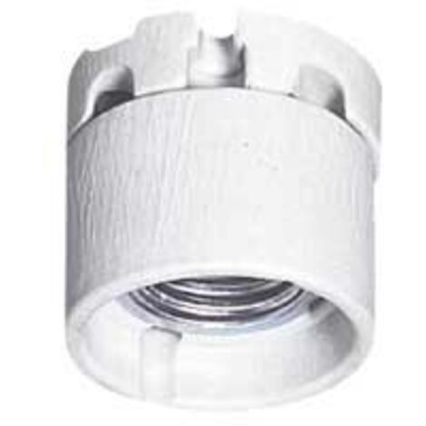 DOUILLE E27 ÉCL PUBLIC - 4 A - 250 V - FREIN CULOT - JUPE PROT - PORCELAINE LEGRAND LEG060130