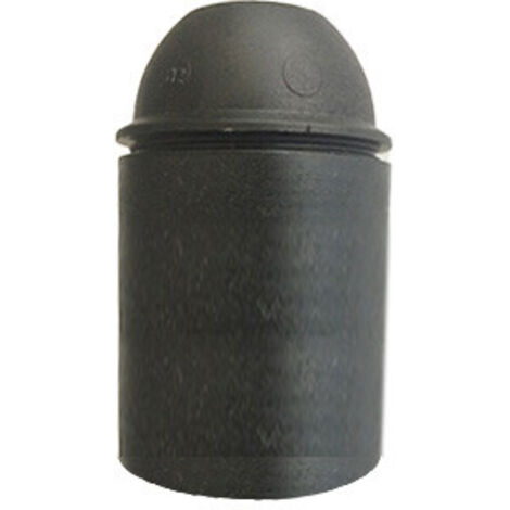 Douille E27 lisse noir M10 L'EBENOID 047257