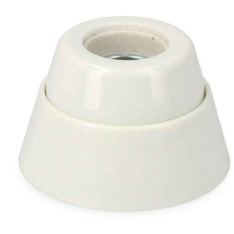 Douille E27 Murale Droite Porcelaine Sous Emballage Edm