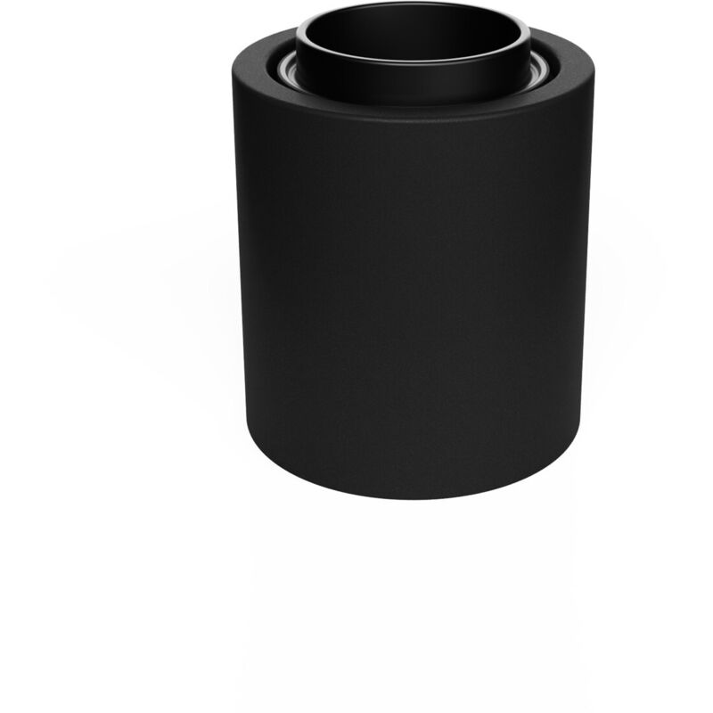 creative cables - Support de lampe murale ou de plafond E27 - Etanche IP44 - Noir