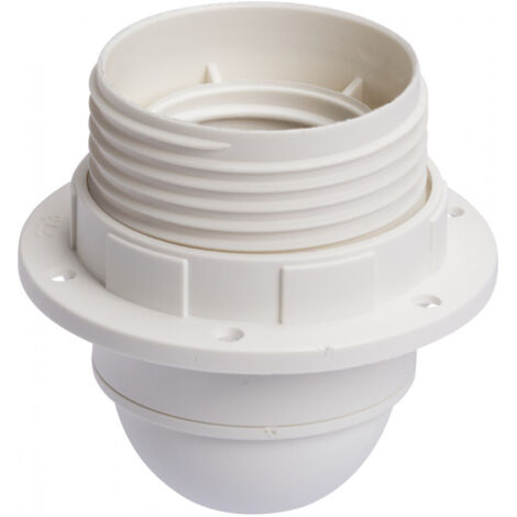 Douille e27 plastique  raccord ø 10 mm  bague isolante