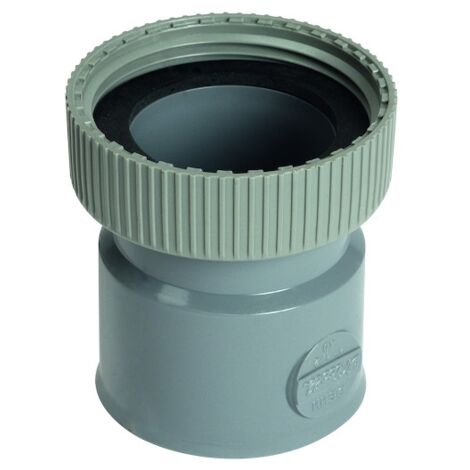 Douille écrou prisonnier PVC femelle-femelle - 40 mm - Filetage : 33 x 42 mm - NICOLL
