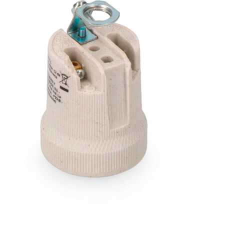 Douille EDM porcelaine sur tiges filetées E27 44013