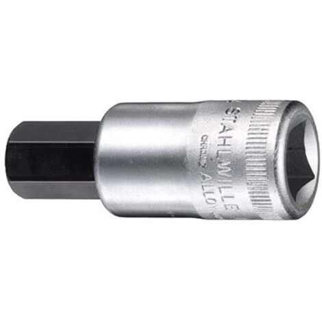 Douille-embout 6 pans intérieurs 6 mm Longueur: 60 mm Stahlwille 03050006 Propulseur: 1/2 (12.5 mm) 1 pc(s)