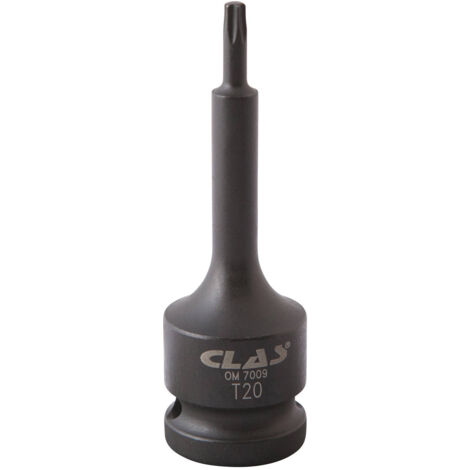 Douille embout choc torx T20 1/2" Cr-Mo - SA 7009 - CLAS Equipements