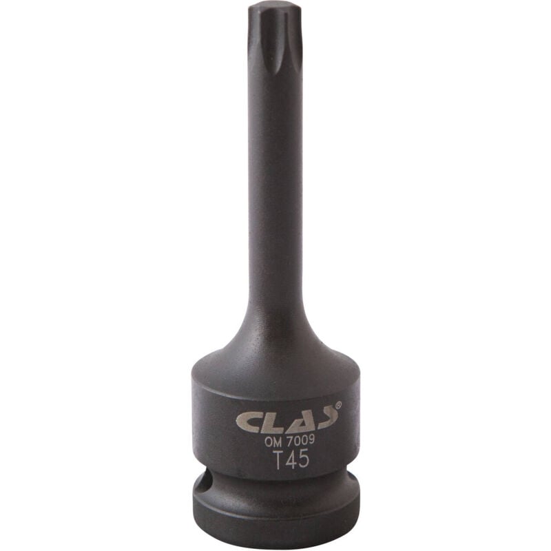 Douille embout choc torx T45 1/2" Cr-Mo - SA 7019 - CLAS Equipements