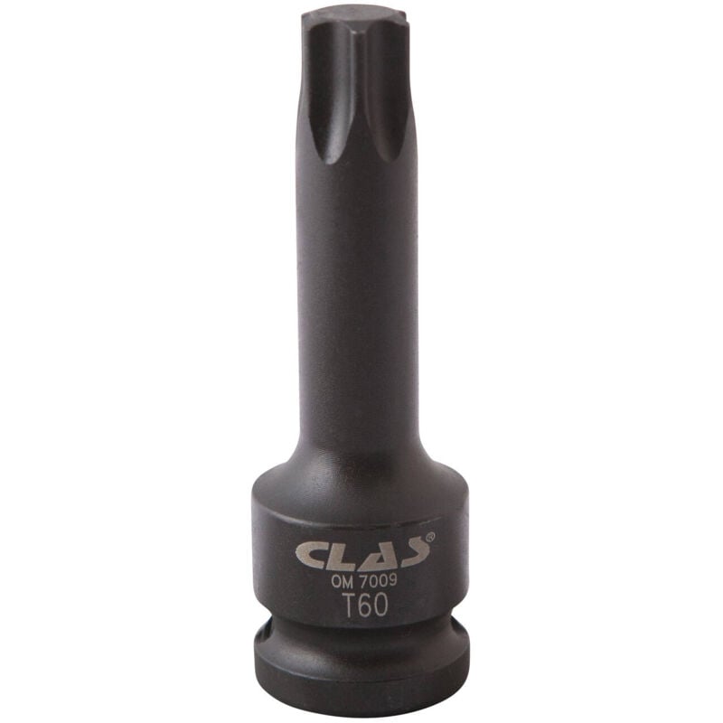 Douille embout choc torx T60 1/2' Cr-Mo - sa 7025 Clas Equipements