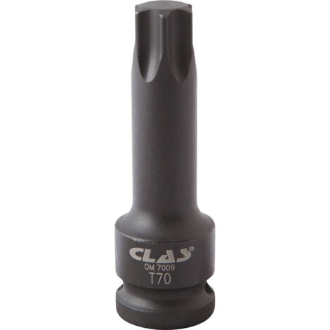 Douille embout choc torx T70 1/2" Cr-Mo - SA 7026 - CLAS Equipements