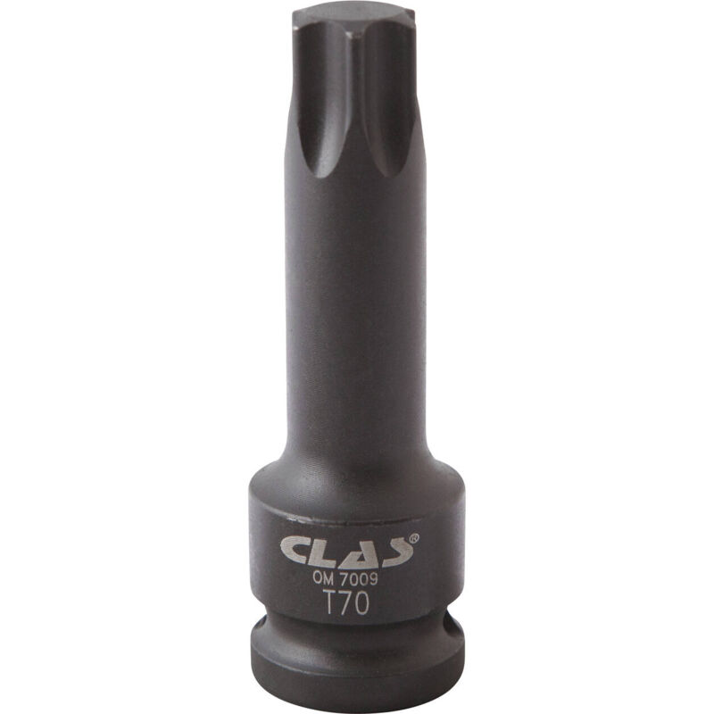 Clas - Douille embout choc torx T70 1/2' Cr-Mo - sa 7026 Equipements