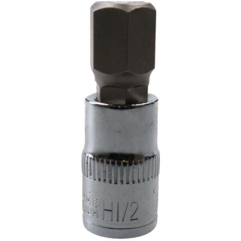Douille/embout hexagonal 1/2" / entraînement 3/8" Impérial AF SAE Clé Allen 6 pans 48 mm Cr-V