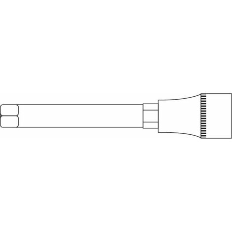 Douille embout héxagonal 10mm L.100mm 1/2'' CrV - SA 0383 - CLAS Equipements