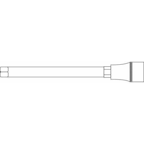 Douille embout héxagonal 7mm L.230mm 1/2'' CrV - SA 0422 - CLAS Equipements