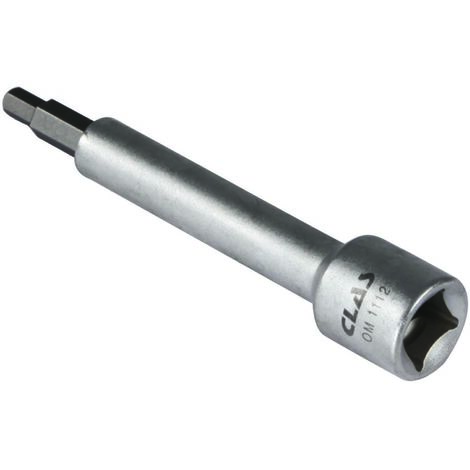 Douille embout héxagonal 8mm L.123mm 1/2" CrV - SA 1172 - CLAS Equipements