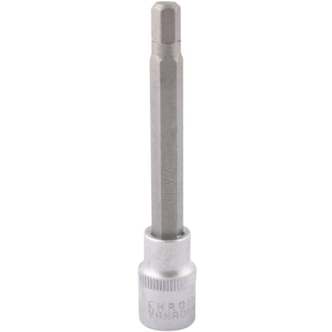 Douille embout héxagonale 7mm L. 65 mm 3/8" CrV pour étrier de frein - OM 0197 - CLAS Equipements