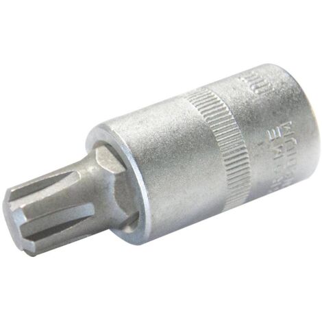 Douille embout ribe M5 L.55mm 1/2'' CrV - SA 0295 - CLAS Equipements