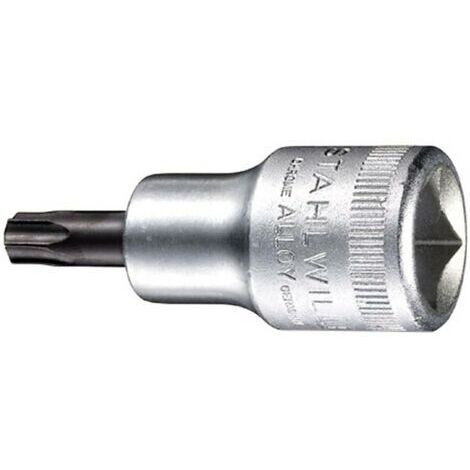 Douille-embout TORX® intérieur T 55 Longueur: 58 mm Stahlwille 03100055 Propulseur: 1/2" (12.5 mm) 1 pc(s) S900811