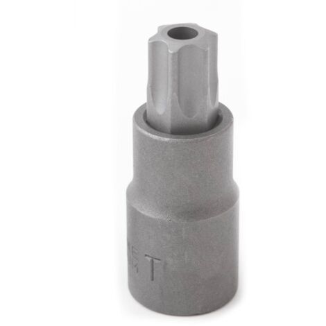 Douille embout torx percé T45 3/8" CrV - SA 0528 - CLAS Equipements