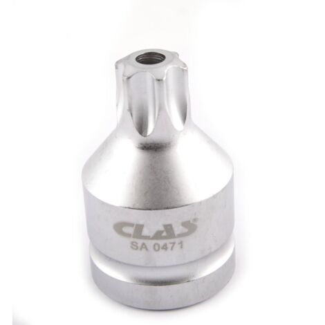 Douille embout torx T80 3/4" Cr-Mo (Spécial poids lourd) - SA 0471 - CLAS Equipements