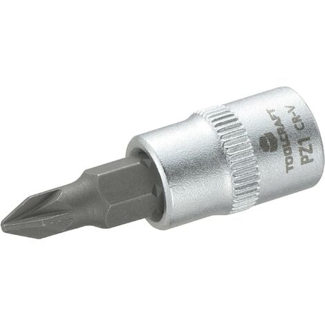 Douille-embout vis Pozidriv PZ 1 Longueur: 37 mm TOOLCRAFT 816056 Propulseur: 1/4 (6.3 mm) 1 pc(s) C98738