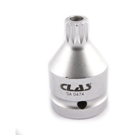 Douille embout XZN M16 3/4" Cr-Mo (Spécial poids lourd) - SA 0474 - CLAS Equipements
