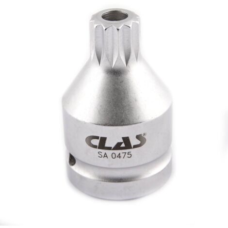 Douille embout XZN M18 3/4" Cr-Mo (Spécial poids lourd) - SA 0475 - CLAS Equipements