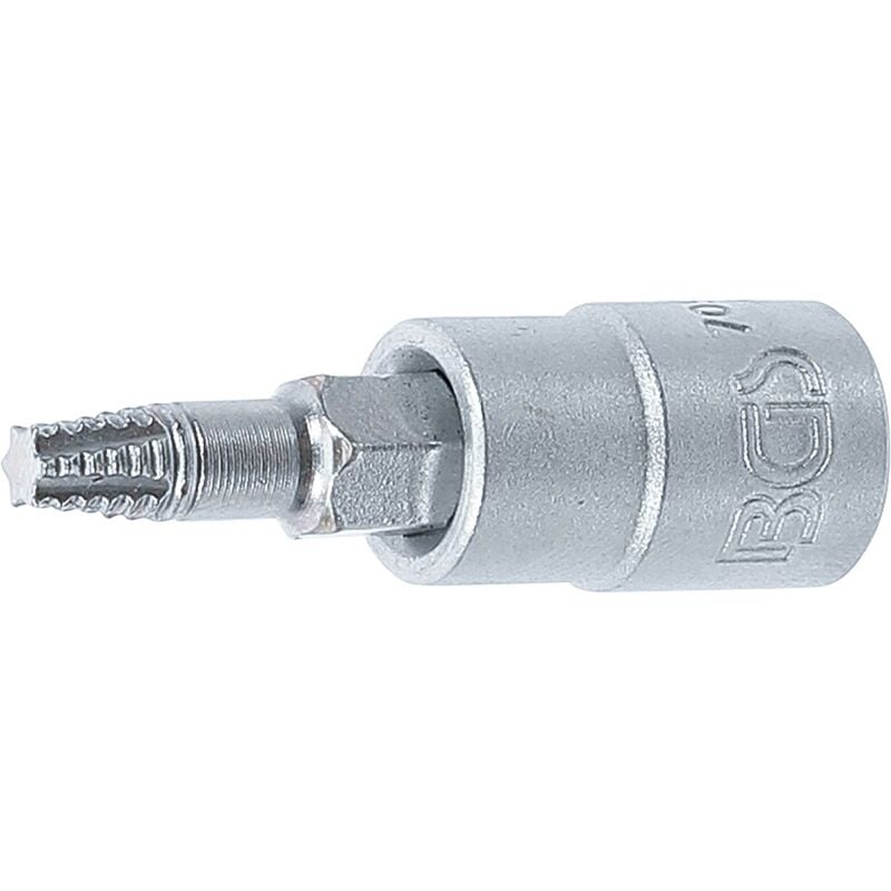 Douille à embouts extracteurs de vis 6,3MM (1/4'') pour profil t (pour torx) défectueux T20 bgs 7098-T20