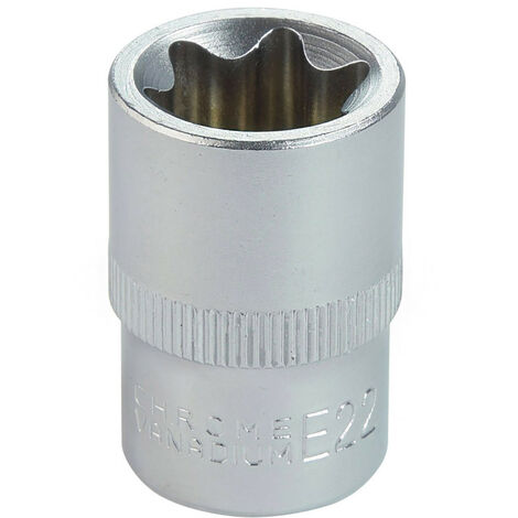 Douille Empreinte étoile E22 carré 1/2"