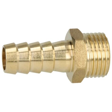 Douille en laiton avec filetage mâle 1/2’’ pour le raccordement de tuyaux 1/2''