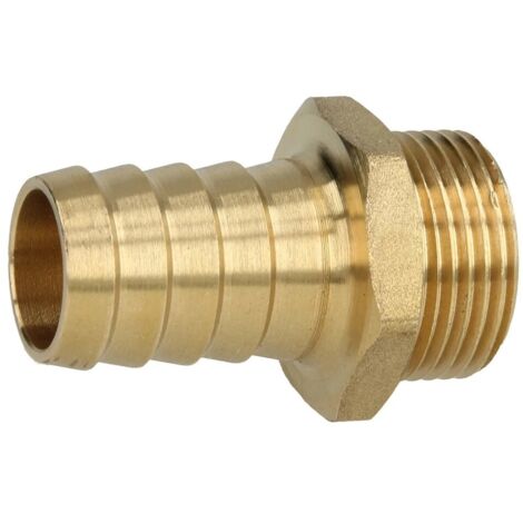 Douille en laiton avec filetage mâle 3/4’’ pour le raccordement de tuyaux 3/4''
