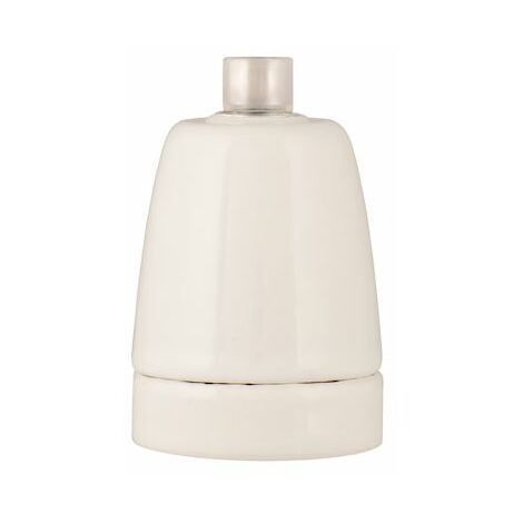 douille en porcelaine - culot e27 - blanc - bailey 139704