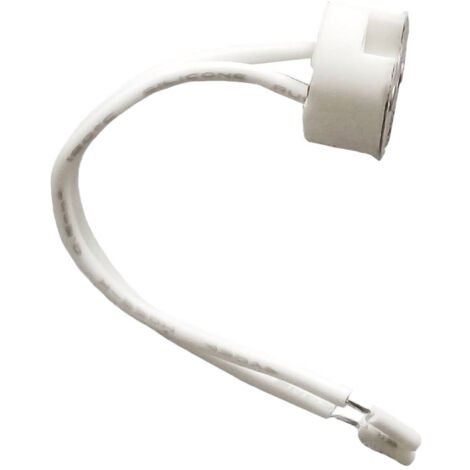 Douille en silicone lisse G4 blanc