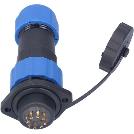 Douille étanche IP68 avec connecteur aviation mâle/femelle, 5A 250V, embase SP208 à broches